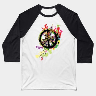 Peace & Peace Baseball T-Shirt